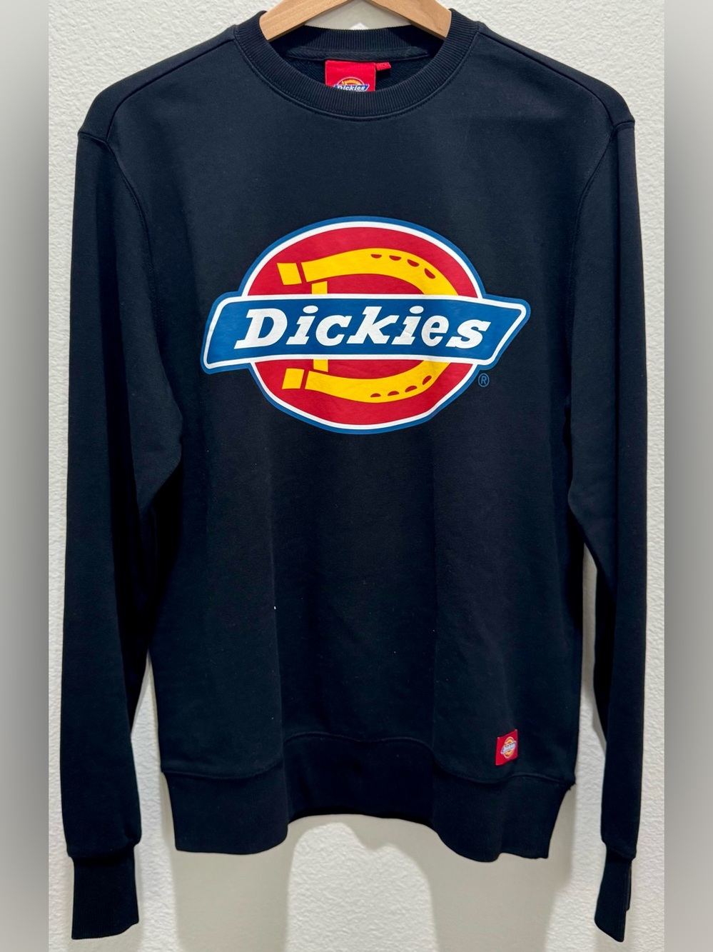 Dickies Classic Icon Logo Crewneck Sweatshirt Black Men's Size - S